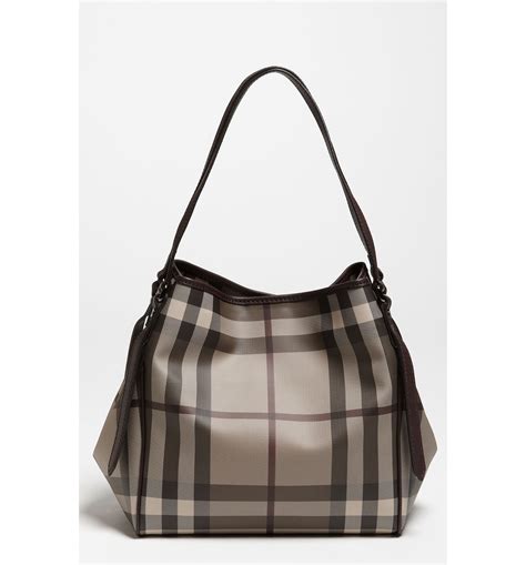 burberry medium smoked check tote|Burberry Medium Check E.